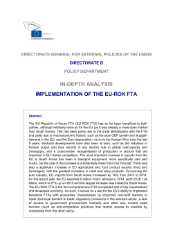 in-depth analysis implementation of the eu-rok fta