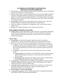 ap american government chapter four