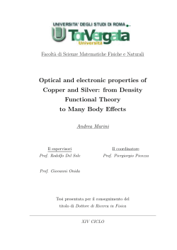 Optical and electronic properties of Copper and Silver: from Density