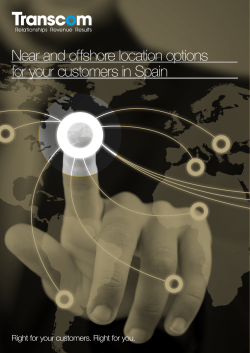 Near and offshore location options for your customers in