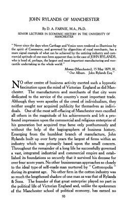 john rylands of manchester - Manchester eScholar