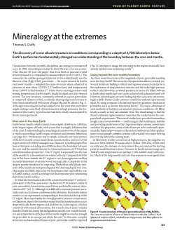 Mineralogy at the extremes