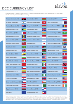 Dynamic Currency Conversion