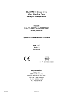 Labgard Class II, Type A/B3 Laminar Flow
