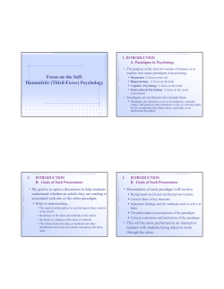 4 Humanistic Psychology - Weber State University