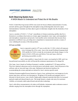 Fact Sheet - Northrop Grumman Corporation