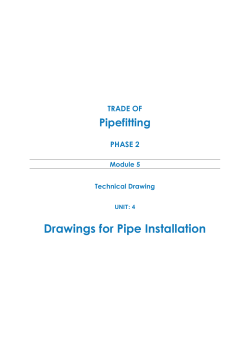 M5 U4 Drawings For Pipe Installation