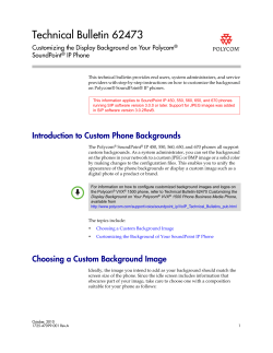 Custom Backgrounds on Polycom SoundPoint IP