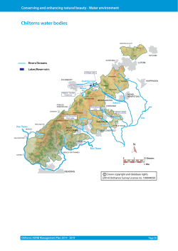 Chilterns water bodies