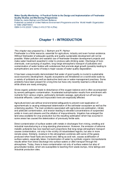 Chapter 1 - INTRODUCTION - World Health Organization