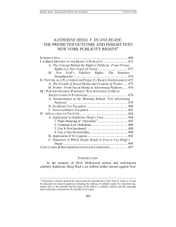 Katherine Heigl v. Duane Reade: The Predicted Outcome and