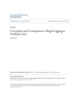 Corruption and Consequences: Illegal Logging in