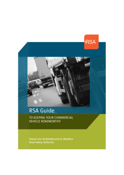 Guide to keeping your commercial vehicle roadworthy