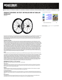 on test: reynolds rzr 46
