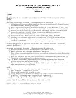 Sample Responses Q3 - AP Central