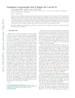 Compilation of spectroscopic data of Radium (Ra I and Ra II)