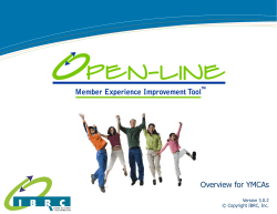 OPEN-LINE for YMCA Overview