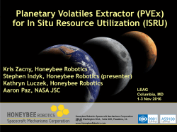 (PVEX) for In Situ Resource Utilization (ISRU) on the Moon