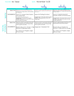 KSDA Lesson Plan - Loren