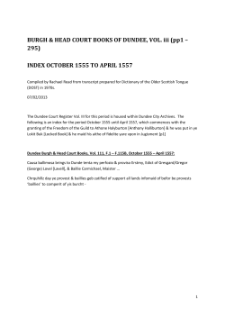to 1555 to 1557 - Dundee City Council