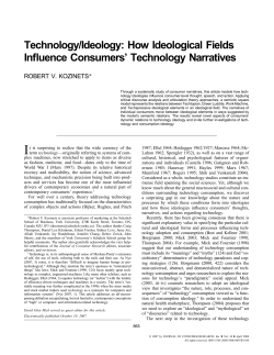 Technology/Ideology: How Ideological Fields