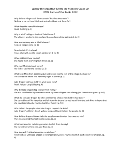 Where the Mountain Meets the Moon by Grace Lin DTDL Battle of