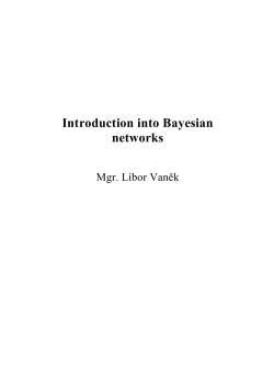 Introduction into Bayesian networks