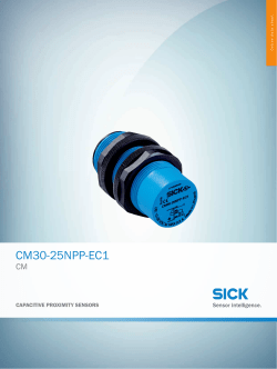 CM CM30-25NPP-EC1, Online data sheet