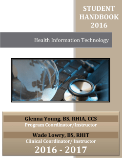 HEALTH INFORMATION - Idaho State University