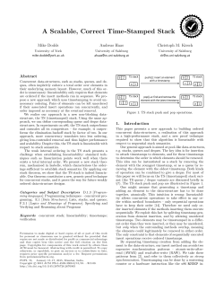 A Scalable, Correct Time-Stamped Stack