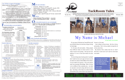 My Name is Michael - Windridge Therapeutic Equestrian Center