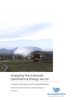 Mapping the Icelandic Geothermal Energy Sector