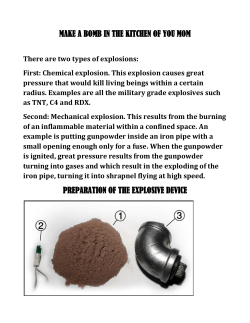 make a bomb in the kitchen of you mom