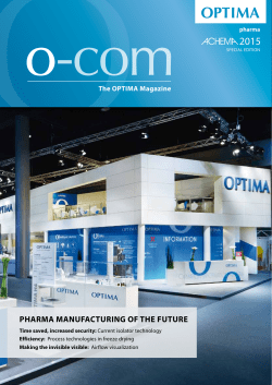 o-com pharma ACHEMA 2015