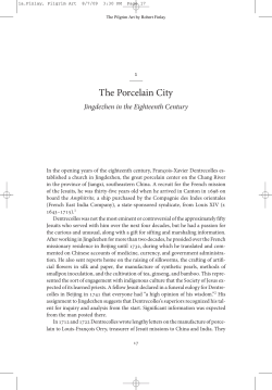 The Porcelain City - University of California Press