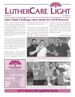 March 2015 - LutherCare Communities