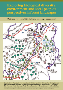 Exploring biological diversity, environment and local people`s