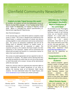 Newsletter - Montclair Public Schools