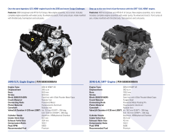2016 5.7L Eagle Engine