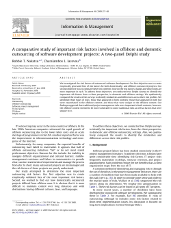 A comparative study of important risk factors involved in offshore and