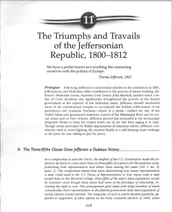 The Triumphs and Travails of the Jeffersonian