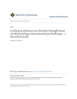 Looking at substance use disorders through lenses of self