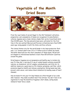 Vegetable of the Month