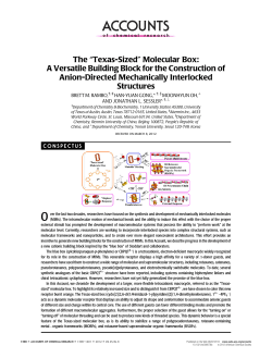 The &ldquo;Texas-Sized&rdquo; Molecular Box: A Versatile Building Block for the