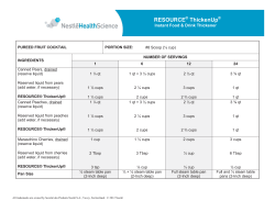 Pureed Fruit ThickenUp - Dysphagia-Diet