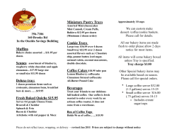 Muffins Deluxe tray: Fresh Baked Quiche $15.95 Miniature Pastry