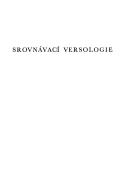SROVNAVACf VERSOLOGIE