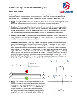 USA Volleyball Recruiting Combine