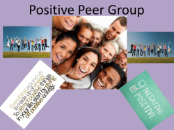 Positive Peer Group - Tribal Healing to Wellness Courts