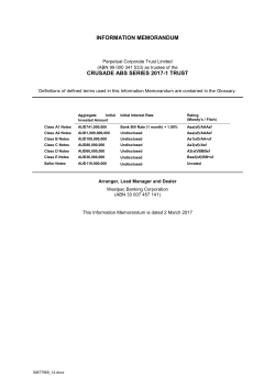 Crusade ABS Series 2017-1